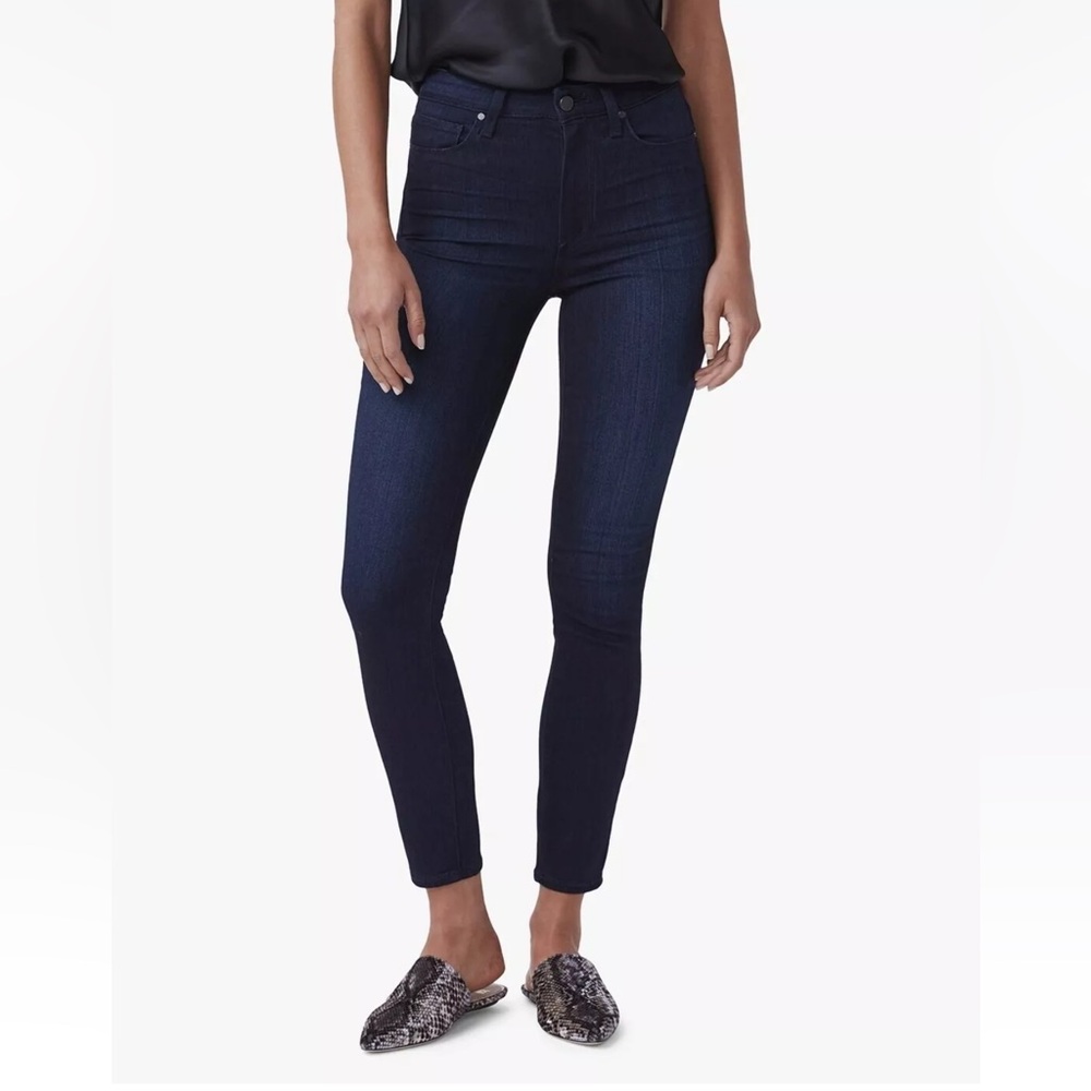 PAIGE Women's Skinny Jeans - Dark Blue